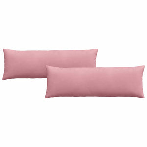 Sofakuddar 2 pcs Rosa 120 x 40 cm Kordread tyg