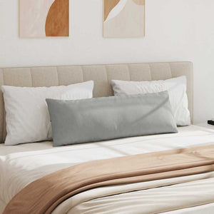 Sofakuddar 2 pcs Ljusgrå 120 x 40 cm tyg