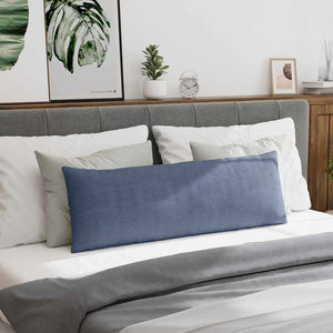 Sofakuddar 2 pcs Blå 120 x 40 cm Kordread tyg