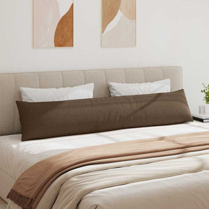 Sofakuddar 2 pcs Brun 200 x 40 cm tyg