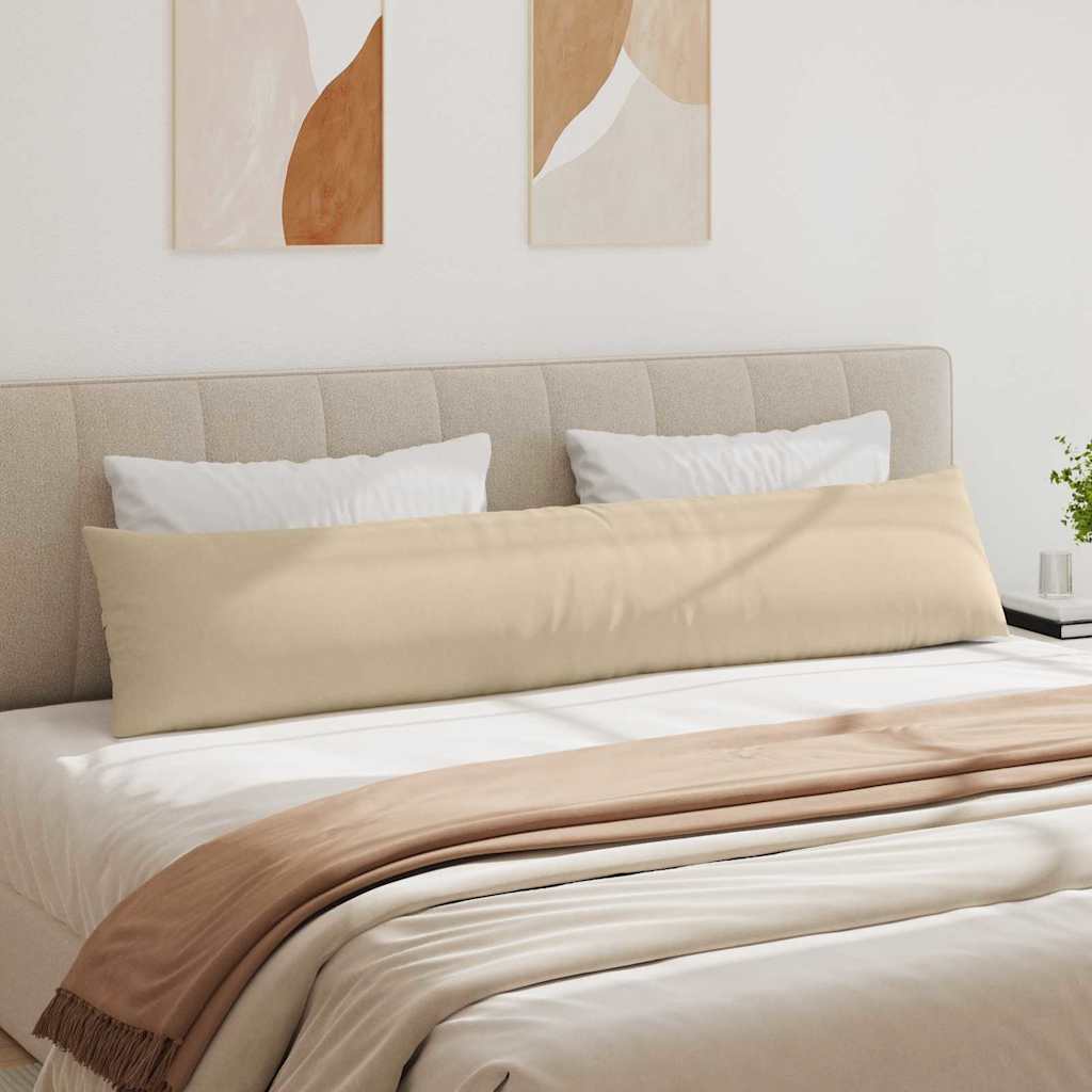 Sofakuddar 2 pcs Kräm 200 x 40 cm tyg