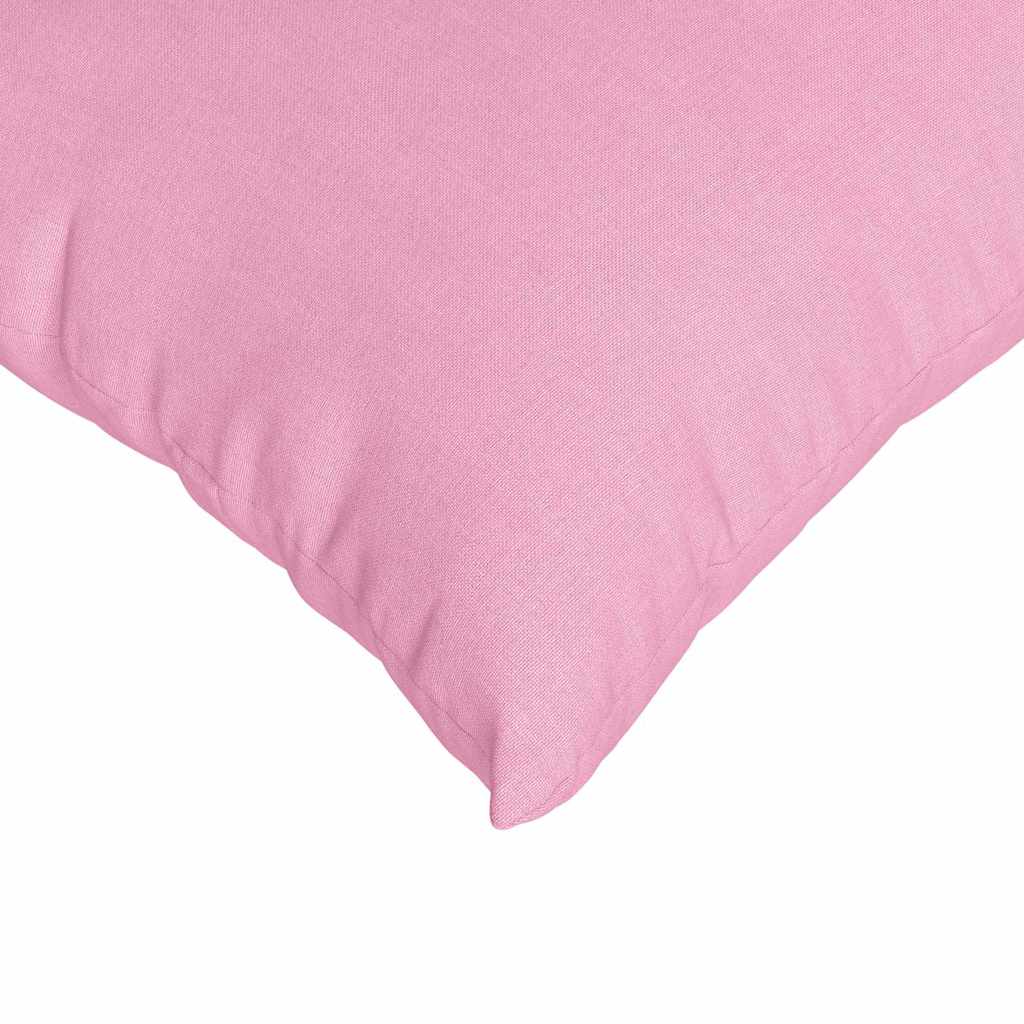 Sofakuddar 2 pcs Rosa 50 x 50 cm tyg