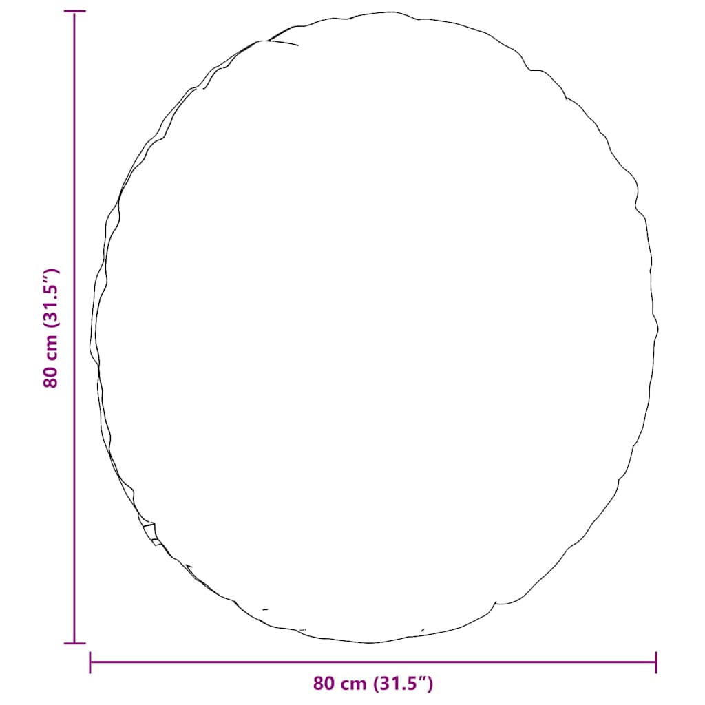 Sittkuddar 2 pcs Brun Ø 80 x 29 cm Sammet