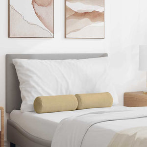 Bolsterkuddar 2 pcs Grågrön Ø 15 x 40 cm Kordread tyg