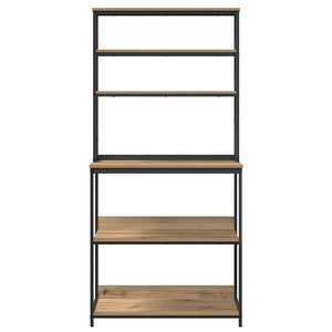 Köks hylla Artisan Ek 80 x 40 x 168 cm Konstruerat trä