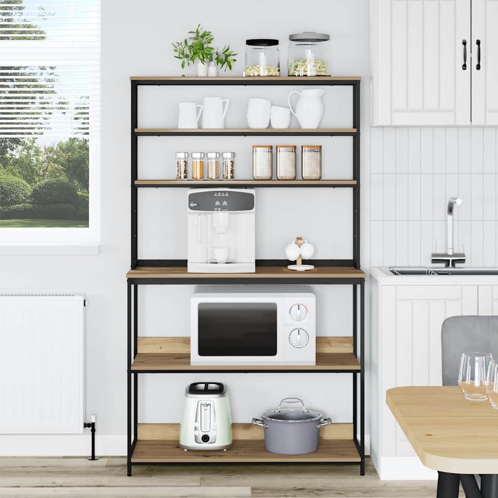 Köks hylla Artisan Ek 100 x 40 x 168 cm Konstruerat trä