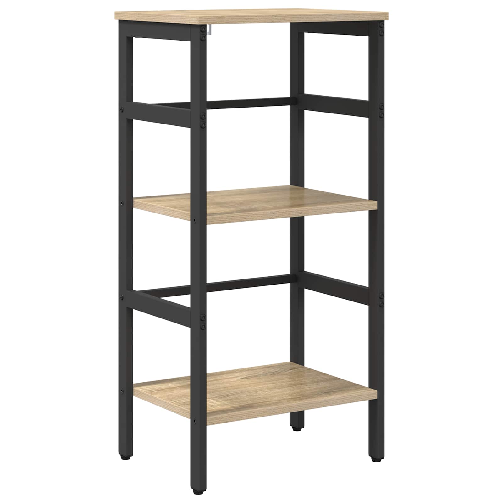 Hyllsystem 2 nivåer 40 x 29,5 x 81 cm Konstruerat trä Sonoma-ek