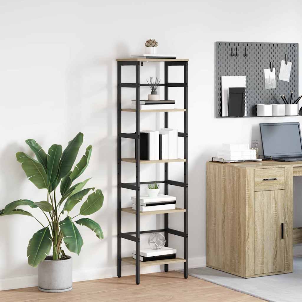Hyllsystem 4 nivåer 40 x 29,5 x 149 cm Konstruerat trä