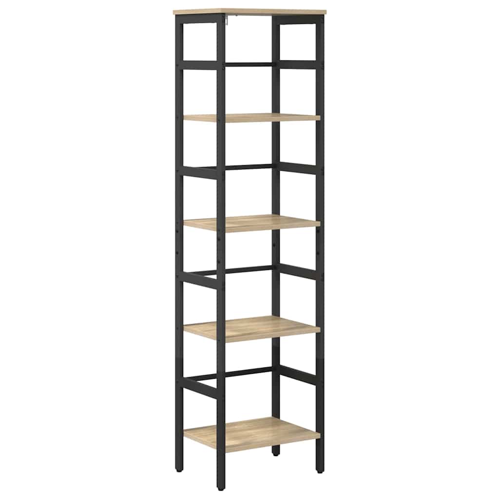 Hyllsystem 4 nivåer 40 x 29,5 x 149 cm Konstruerat trä