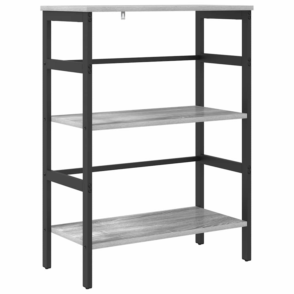 Hyllsystem 2 nivåer 60 x 29,5 x 81 cm Konstruerat trä