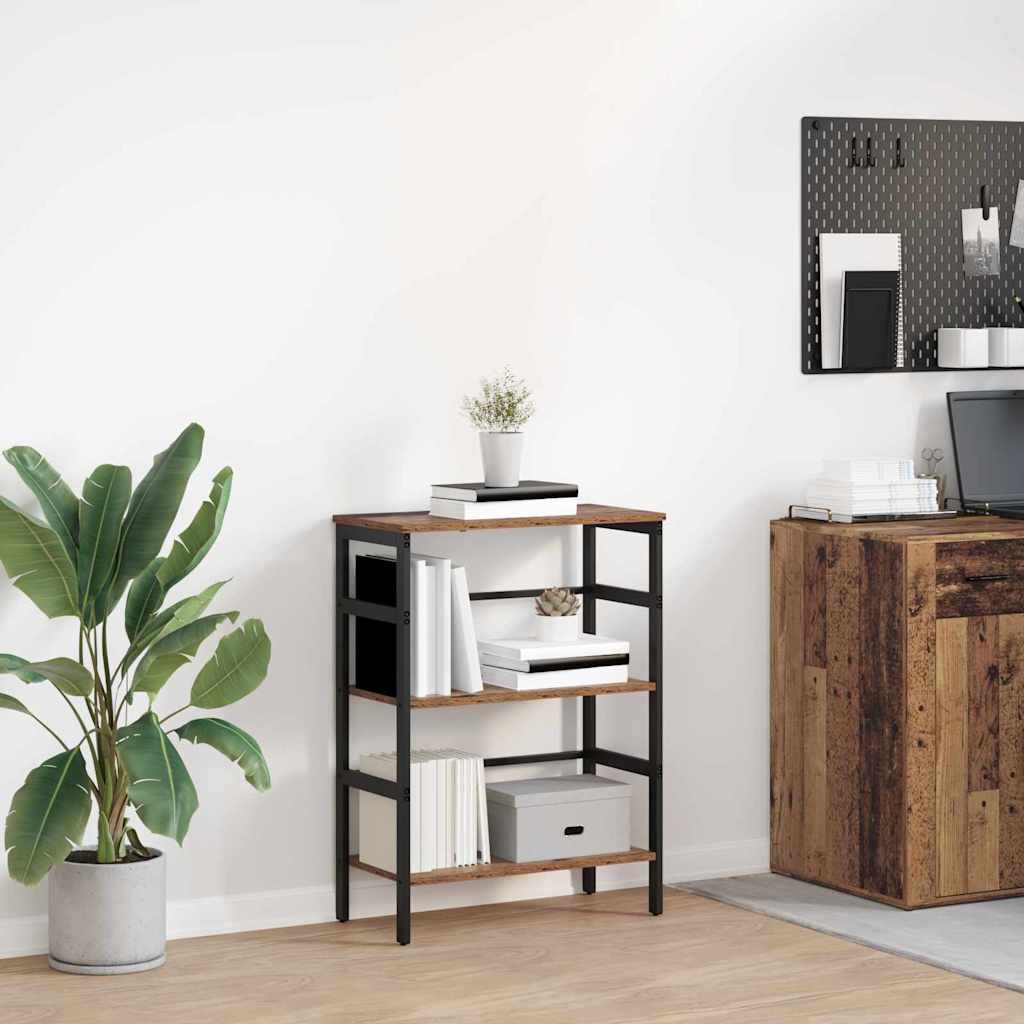 Hyllsystem 2 nivåer 60 x 29,5 x 81 cm Konstruerat trä