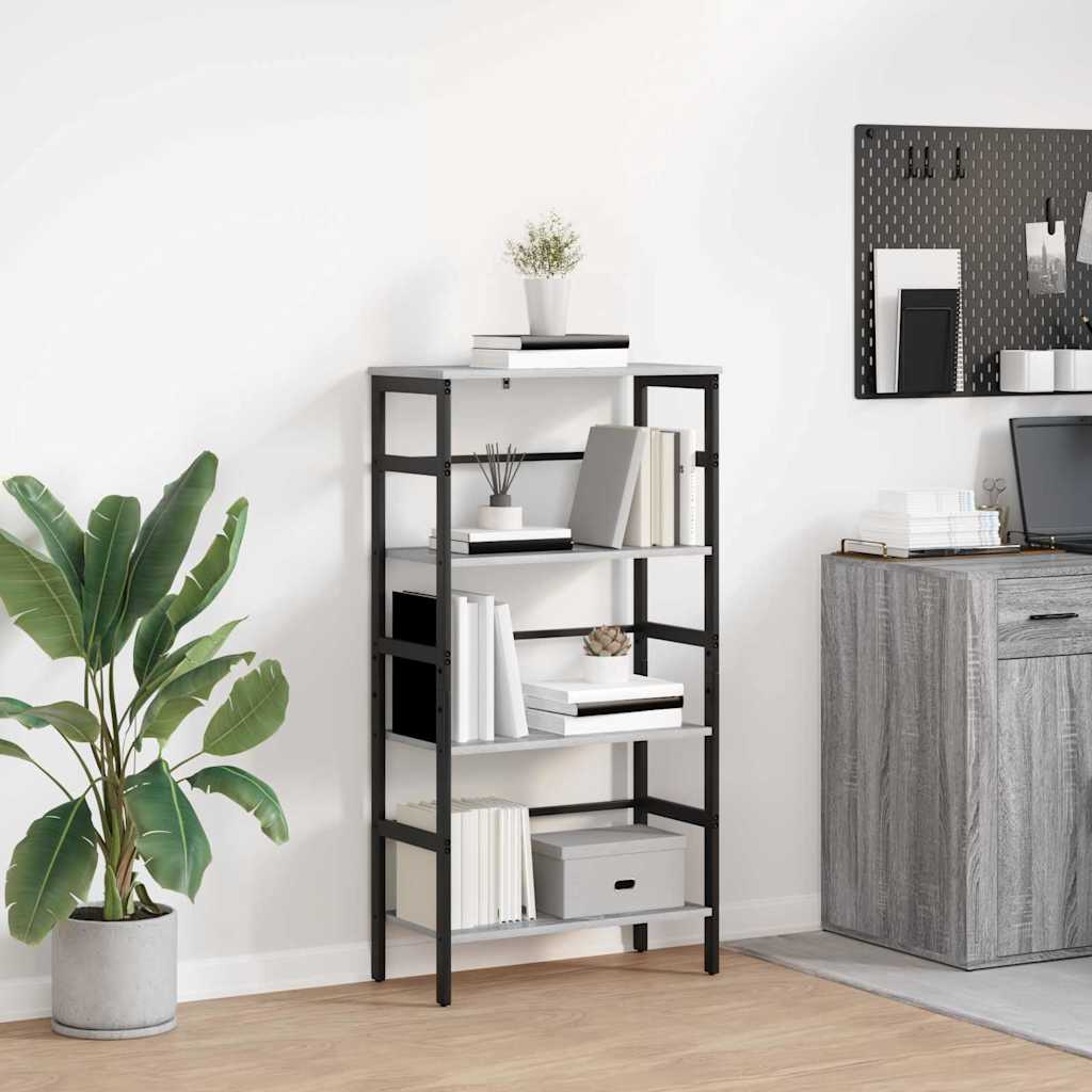 Hyllsystem 3 nivåer 60 x 29,5 x 115 cm Konstruerat trä