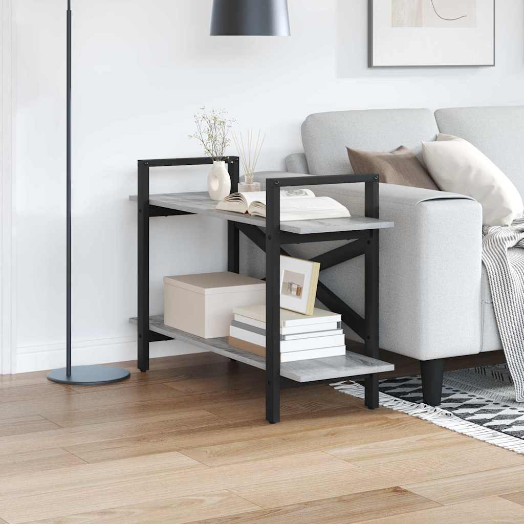 Hyllsystem 2 nivåer 100 x 33,5 x 64 cm Konstruerat trä