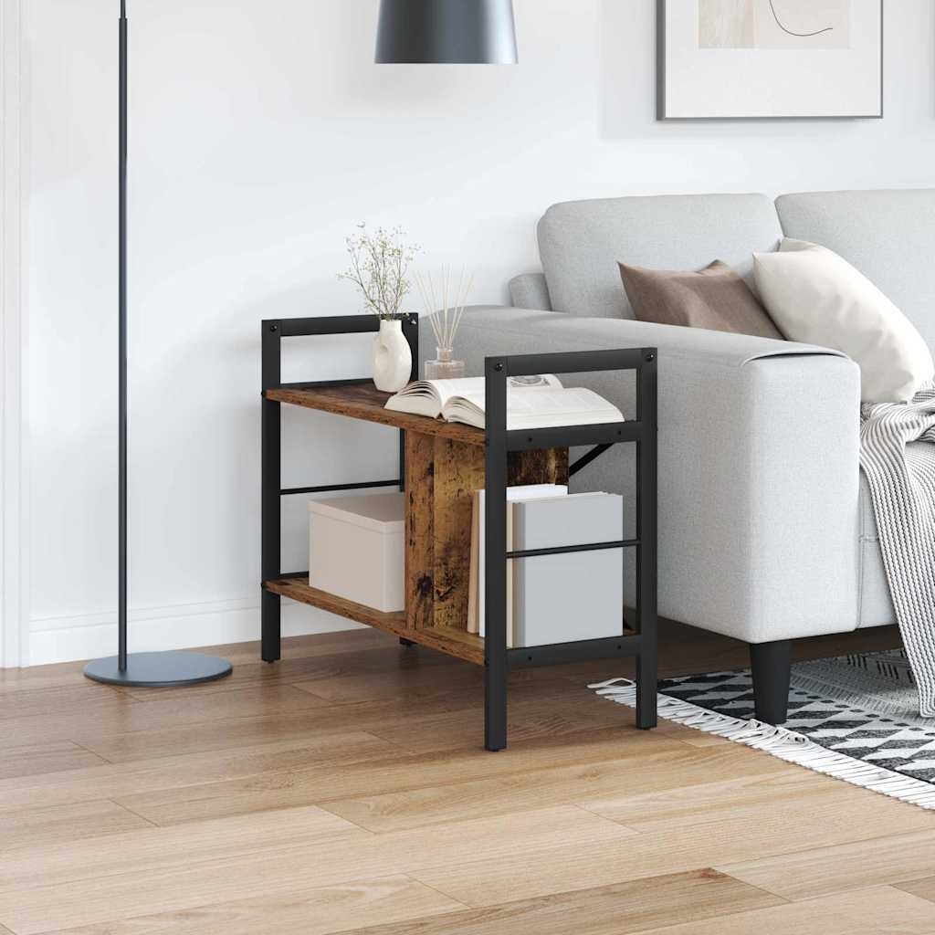 Hyllsystem 3 nivåer 75 x 30 x 58,5 cm Konstruerat trä