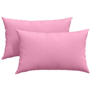 Sofakuddar 2 pcs Rosa 50 x 30 cm tyg