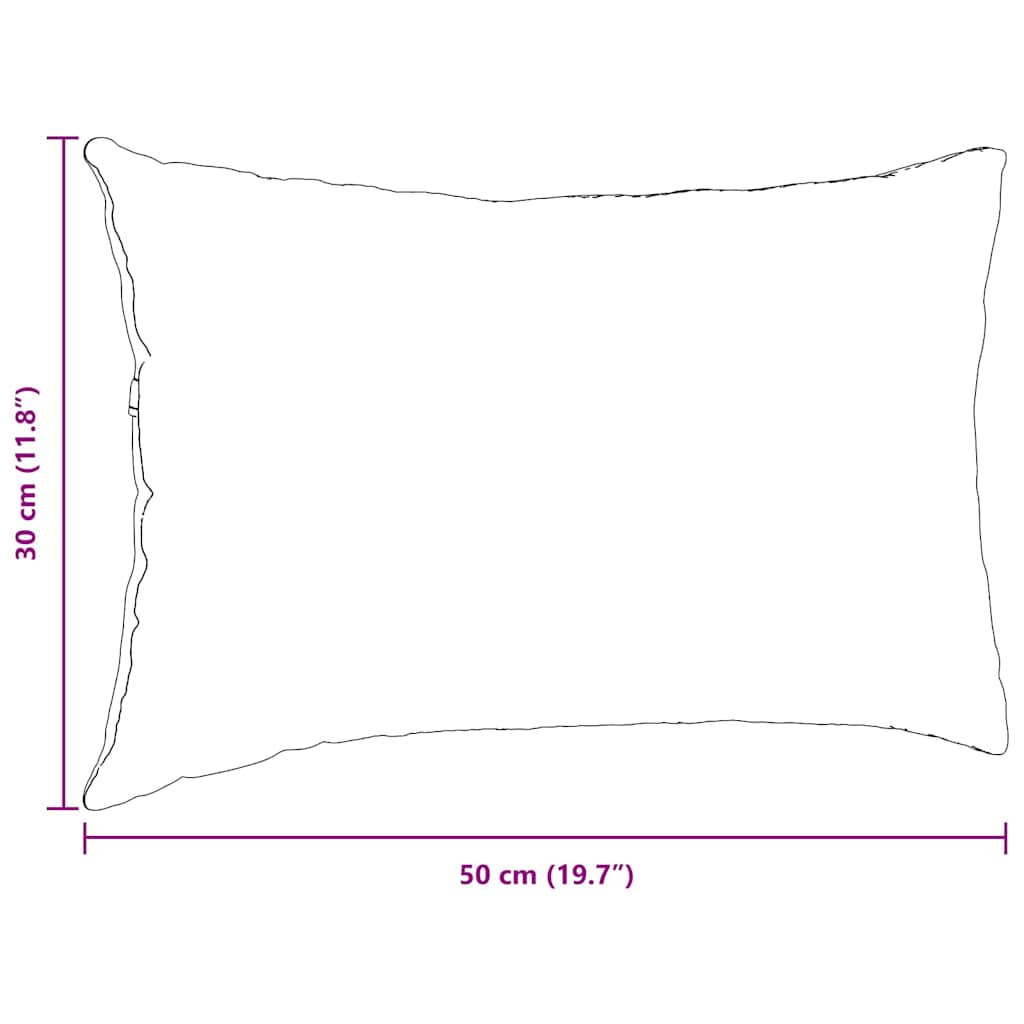 Sofakuddar 2 pcs Rosa 50 x 30 cm tyg