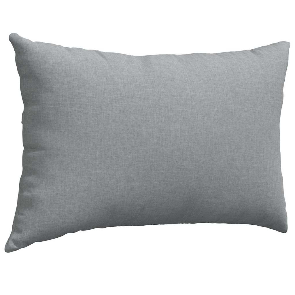 Sofakuddar 2 pcs Ljusgrå 60 x 40 cm tyg