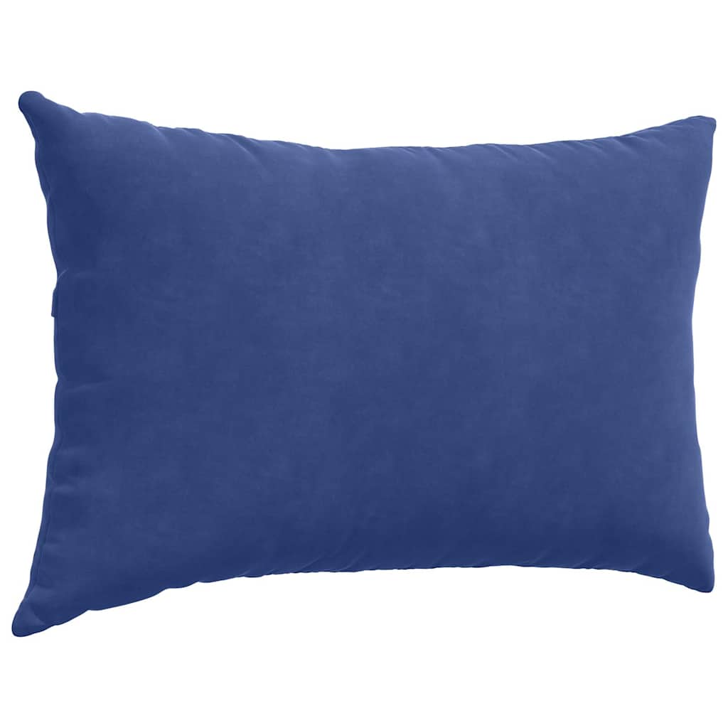 Sofakuddar 2 pcs Polisblå 60 x 40 cm Kordread tyg