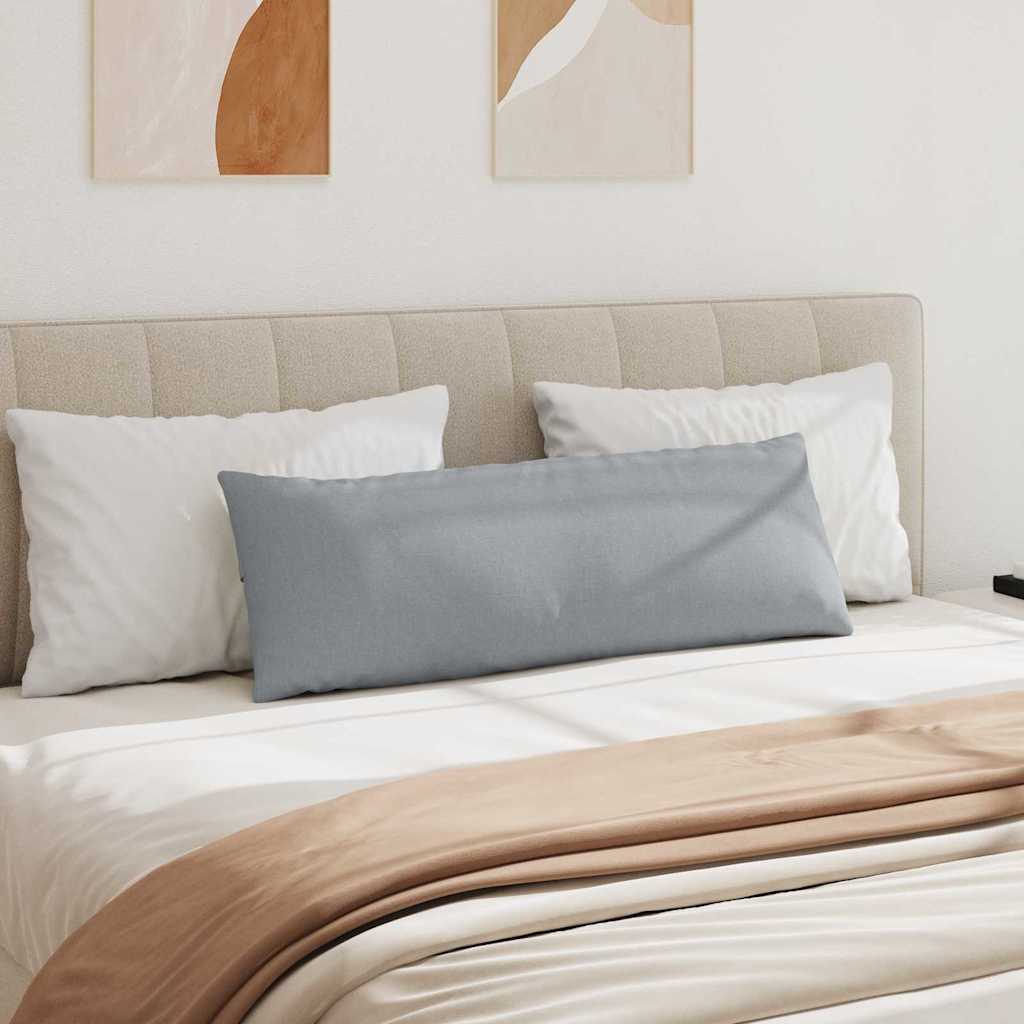 Sofakuddar 2 pcs Ljusgrå 120 x 40 cm tyg