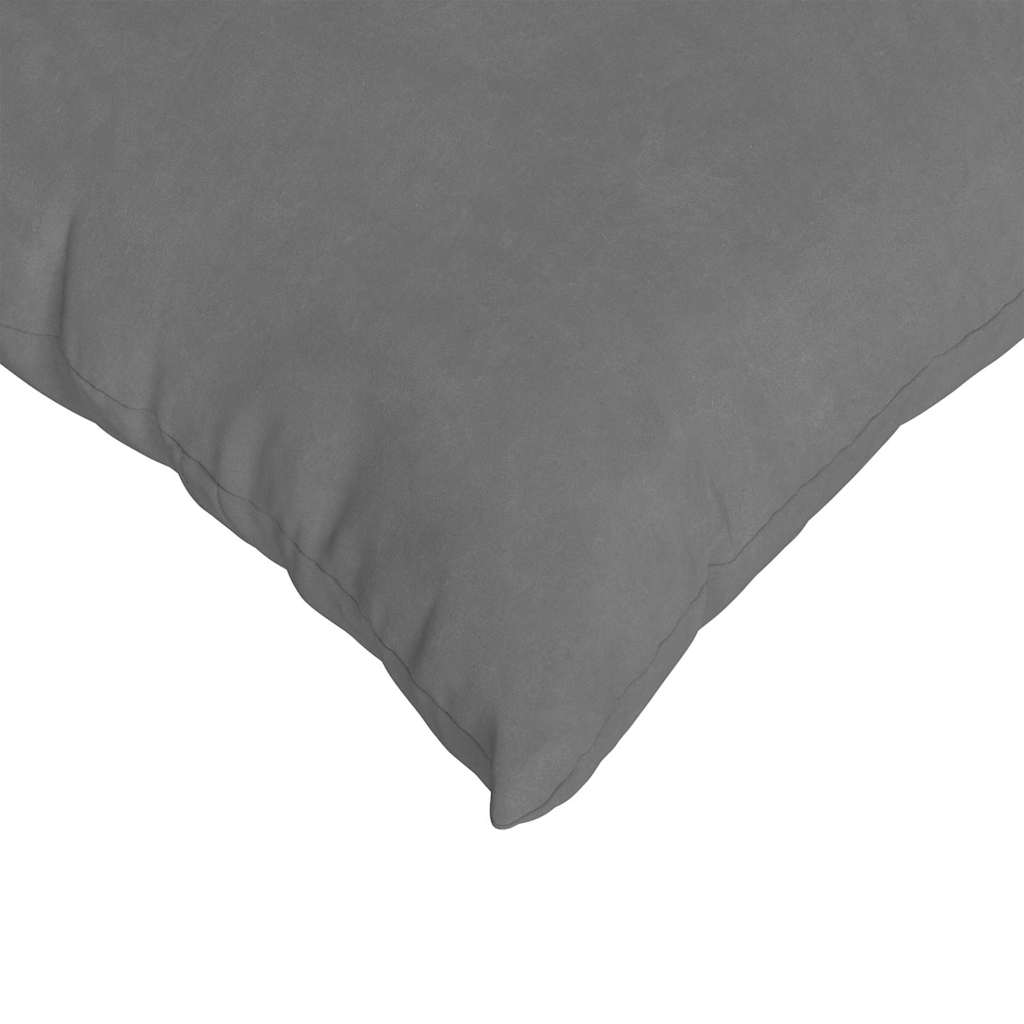 Sofakuddar 2 pcs Mörkgrå 50 x 50 cm tyg