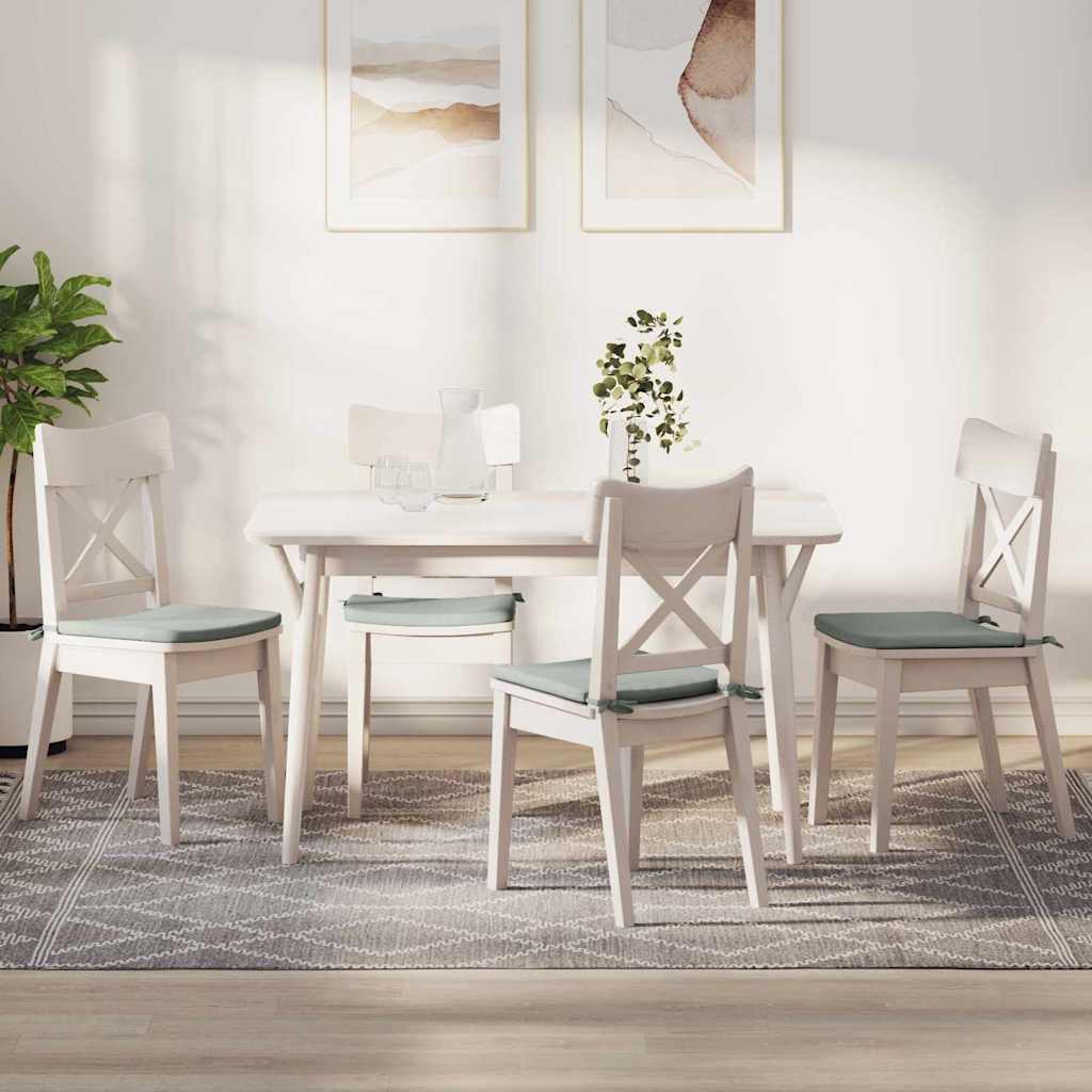 Sittkuddar 4 pcs Ljusgrå 40 x 40 x 3 cm Sammet