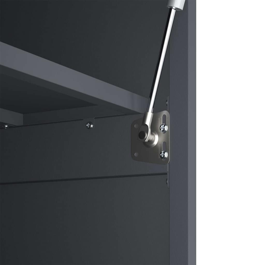 Vägghylla för garage Antracit 60 x 40 x 53 cm