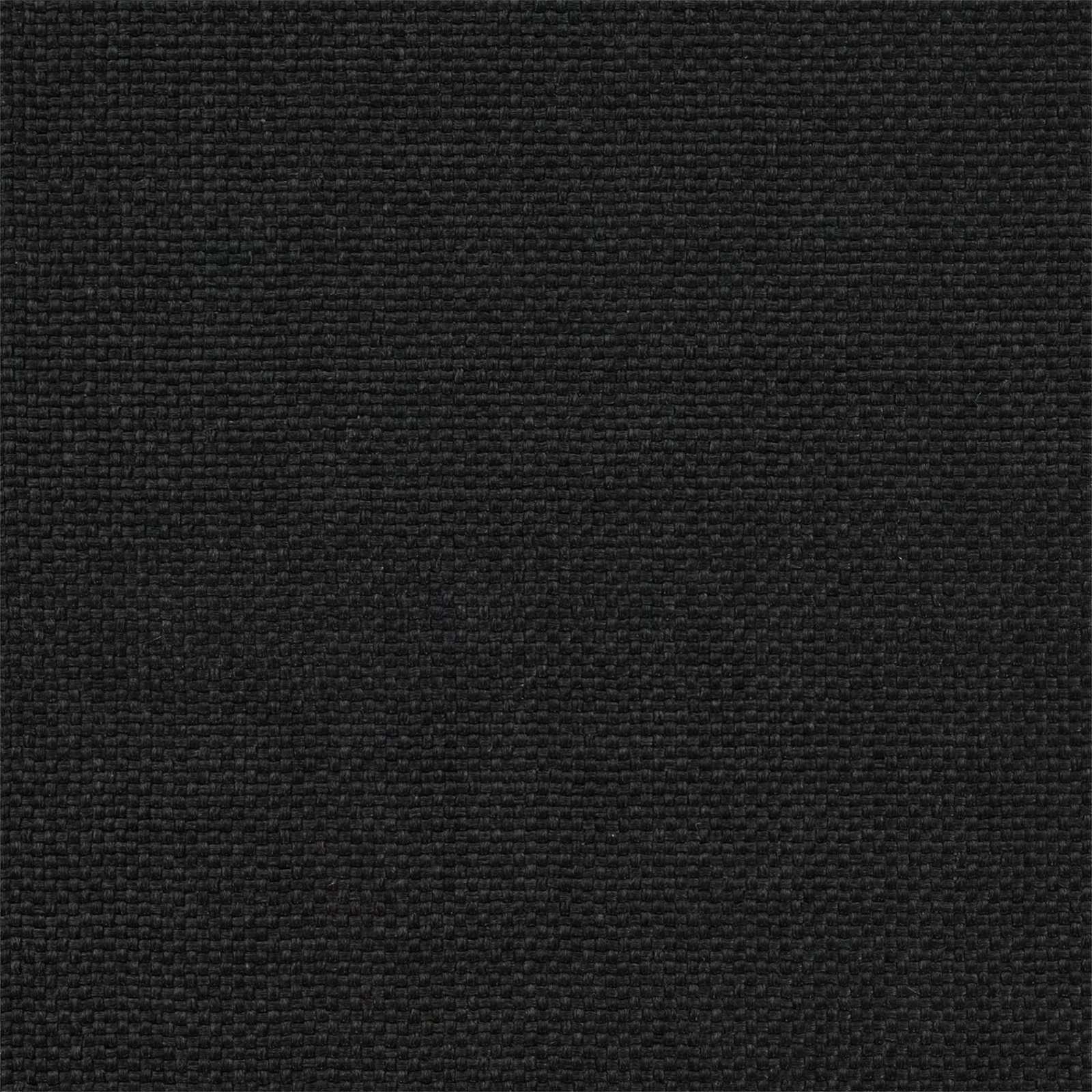 Sängram med Klädd Huvudgavel Svart 140 x 200 cm Massiv furu