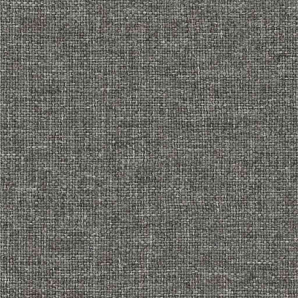 Sängram med Klädd Huvudgavel Ljusgrå 160 x 200 cm Massiv furu