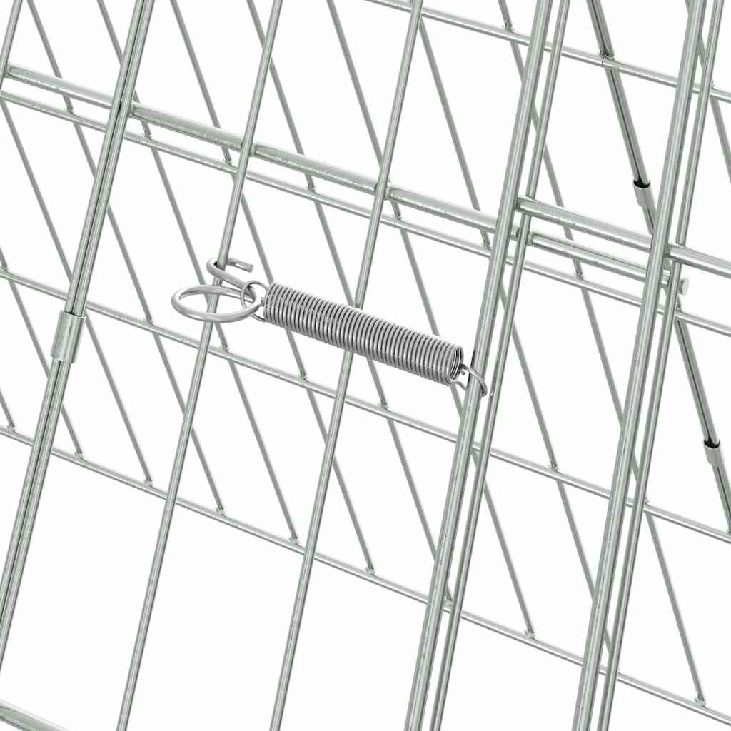 Hönshus Silver 110 x 55 x 55 cm Galvaniserat Stål