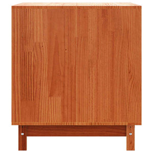 Hundhus med lagring Vaxbrun 90 x 60 x 67 cm Massiv furu