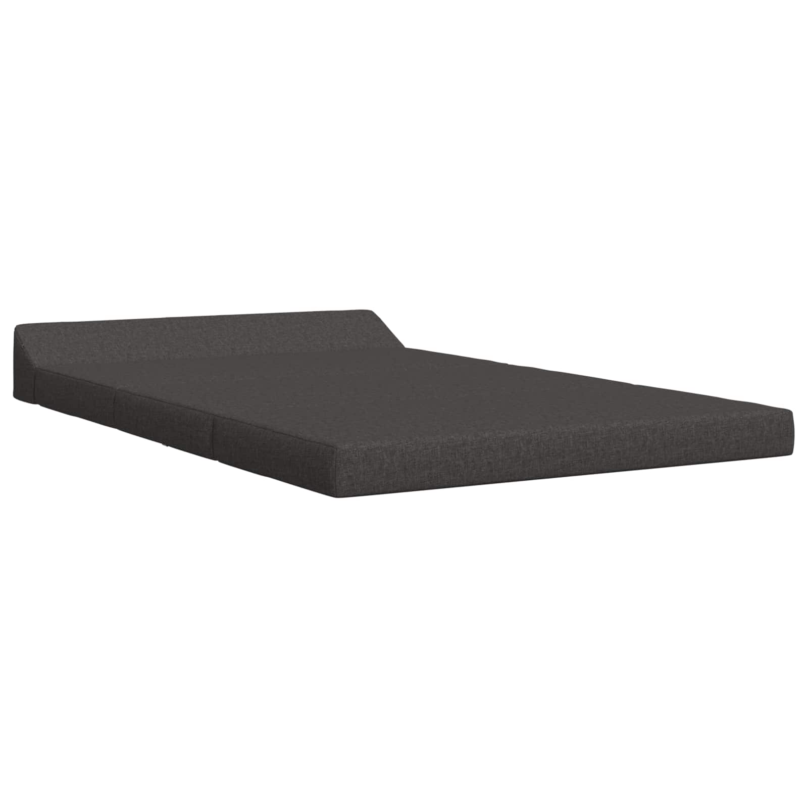 Fällbar Soffbed Mörkgrå 120 x 60 x 49 cm Tyg