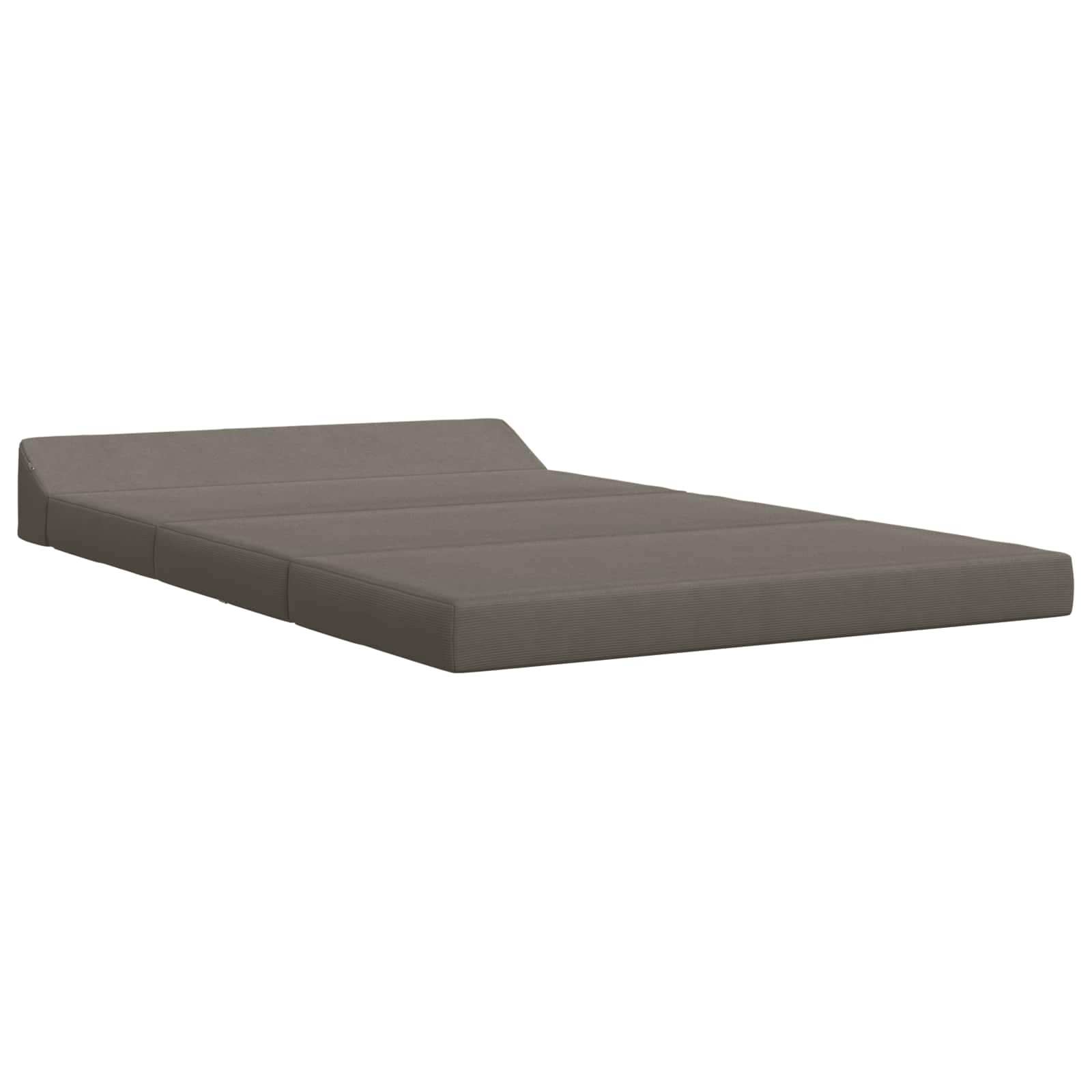 Fällbar Soffbed Ljusgrå 120 x 60 x 49 cm Tyg