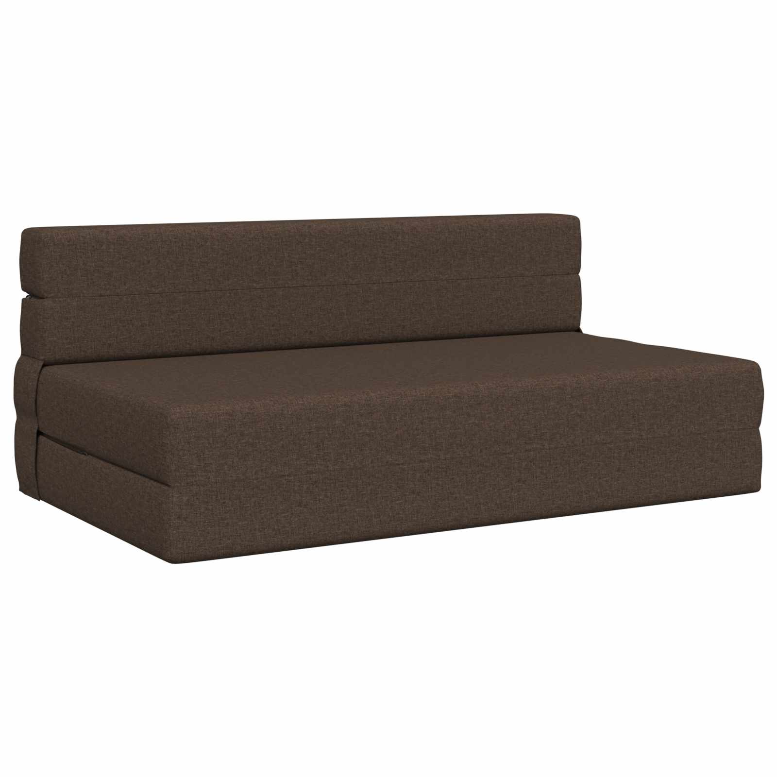 Fällbar Soffbed Taupe 152 x 86,5 x 60 cm Tyg