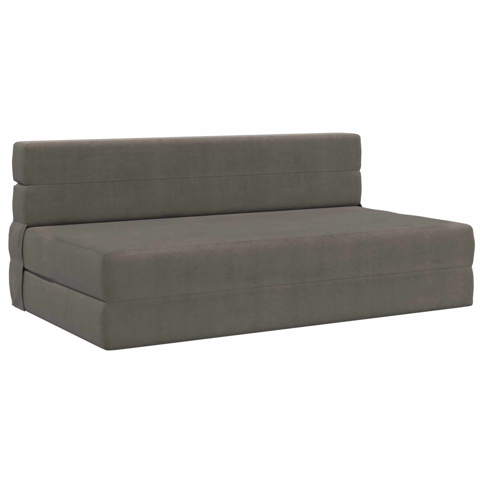Fällbar Soffbed Ljusgrå 152 x 86,5 x 60 cm Tyg