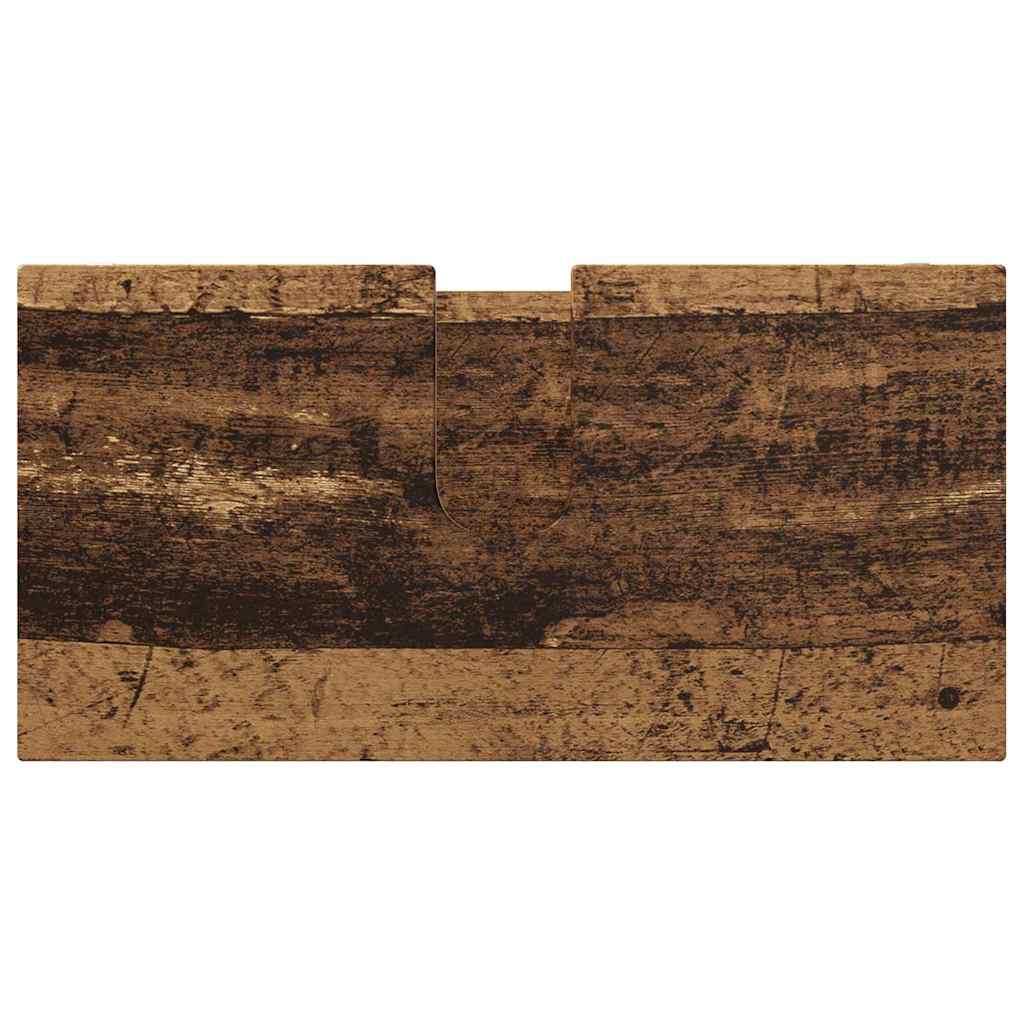 Badrumsvaskskåp Gammalt trä 60 x 30 x 60 cm Konstruerat trä