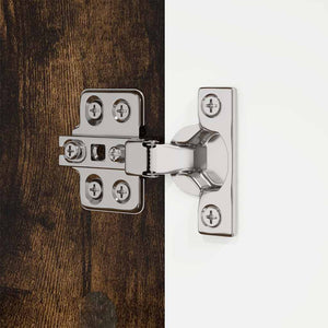 Badrumsskåp med dörr Rökt ek 30,5 x 30 x 195 cm Konstruerat trä