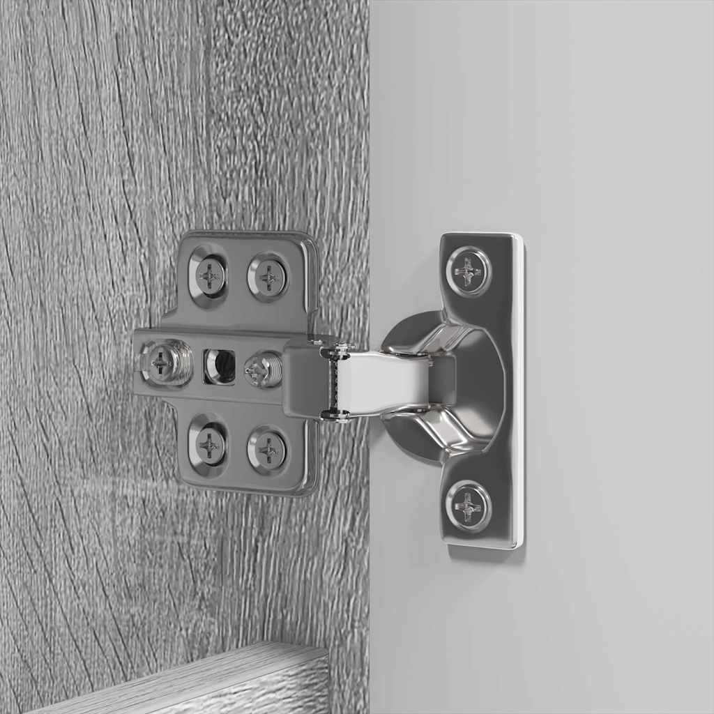 Badrumsspegelskåp Grå Sonoma 60 x 20 x 60 cm Konstruerat trä