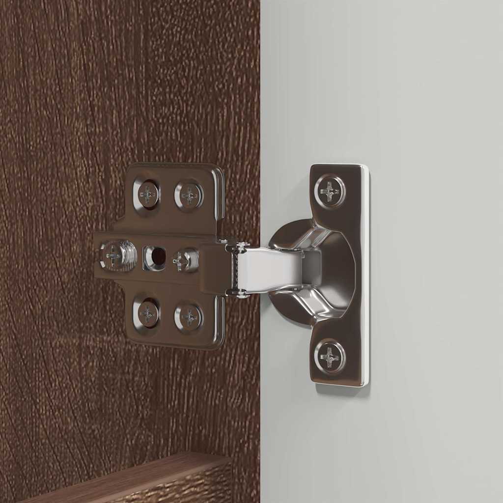 Badrumsspegelskåp Brun Ek 60 x 20 x 60 cm Konstruerat trä