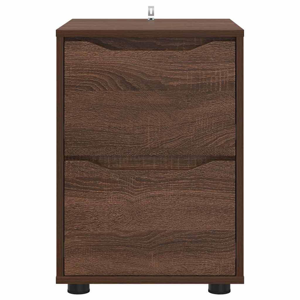 Förvaringsskåp Brun Ek 40 x 48 x 57 cm Konstruerat trä