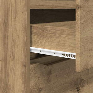 Förvaringsskåp Artisan Ek 80 x 31 x 81 cm Konstruerat trä