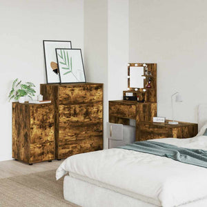 Förvaringsskåp Rökt ek 40 x 48 x 81 cm Konstruerat trä