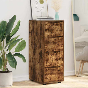 Förvaringsskåp Rökt ek 40 x 48 x 105 cm Konstruerat trä