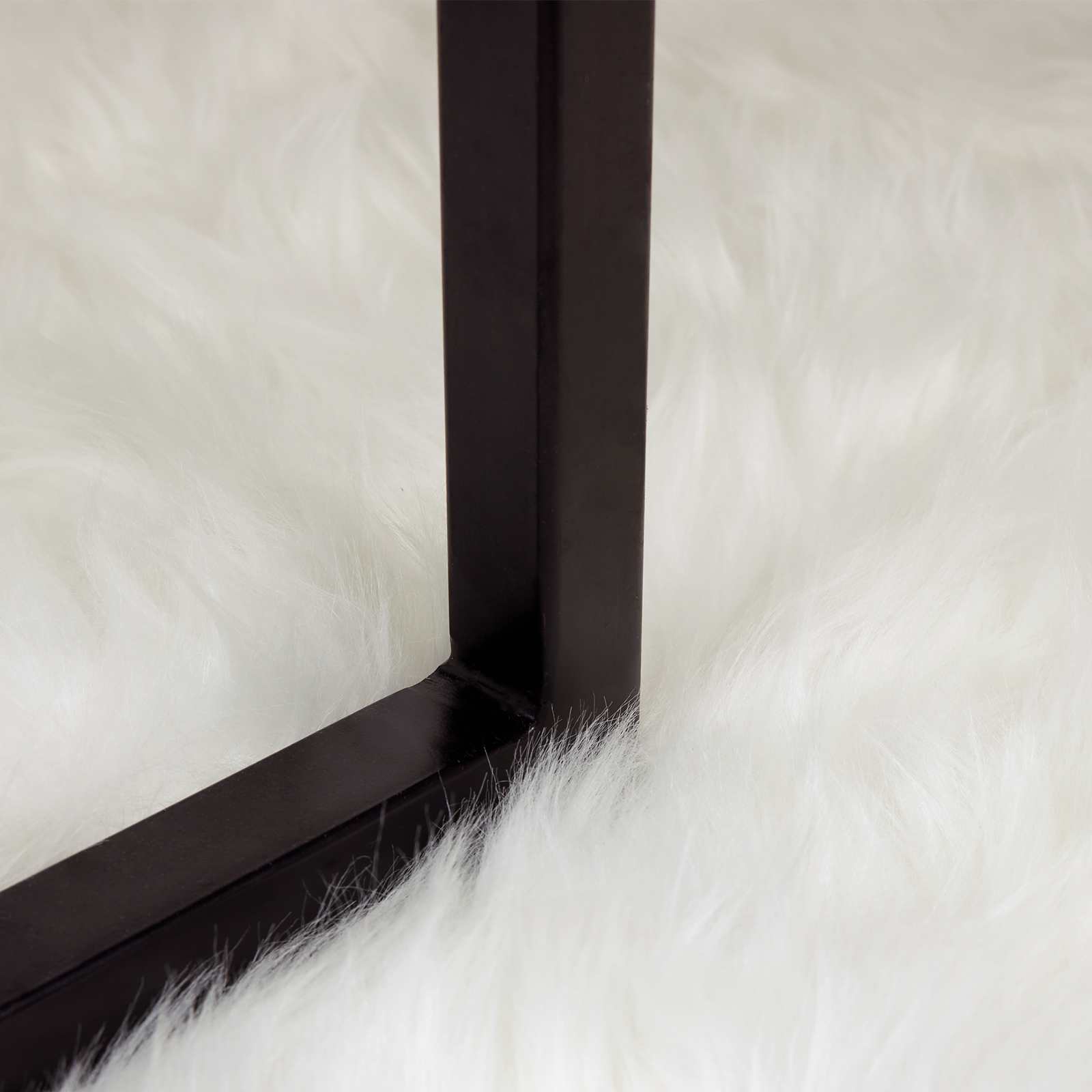 Fusk Skinnmatta Tafalla Vit 160 x 230 cm Polyester