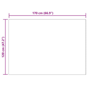 Fusk Skinnmatta Tafalla Beige 120 x 170 cm Polyester