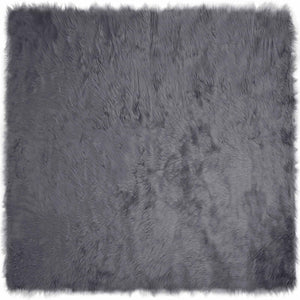 Fusk Skinnmatta Tafalla Antracit 200 x 200 cm Polyester
