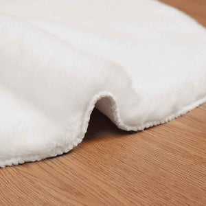 Fusk-kaninpälsmatta Olite Vit 60 x 90 cm Polyester