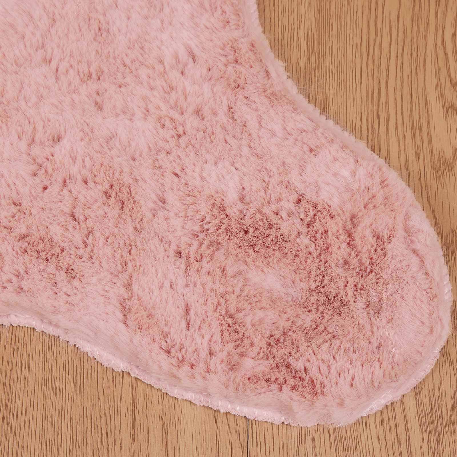 Fusk-kaninpälsmatta Olite Rosa 80 x 120 cm Polyester