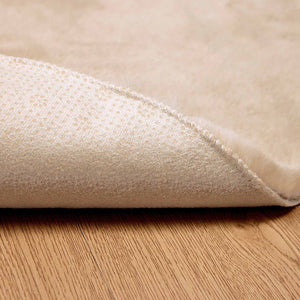 Fusk-kaninpälsmatta Olite Taupe Ø 100 cm Polyester