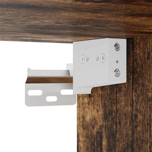 TV Enheter Väggmonterad 6 pcs Gammalt trä Konstruerat trä