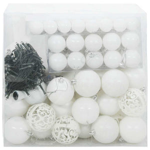 Julprydnad Set med 300 LED-lampor 120 pcs Vit Plast